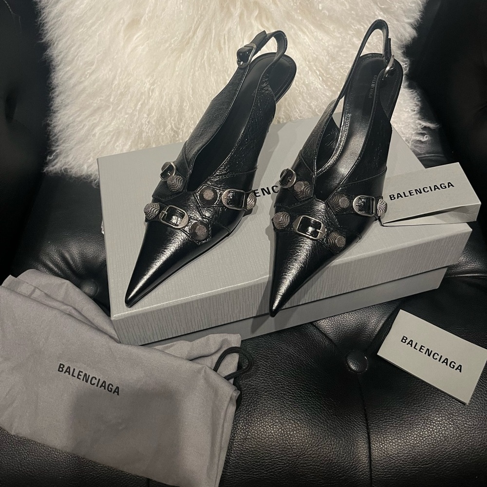 Balenciaga Cagole pointed toe pump